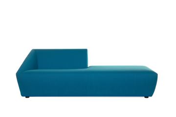 AMARCORD - Upholstered fabric chaise longue by Luxy - view 3