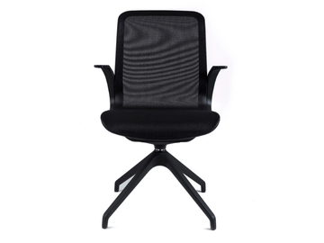 SMARTLIGHT - Trestle-based Nylon® office chair with armrests by Luxy - view 2