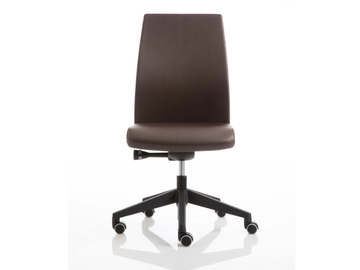 SMARTOFFICE - Height-adjustable leather executive chair with castors by Luxy - view 2