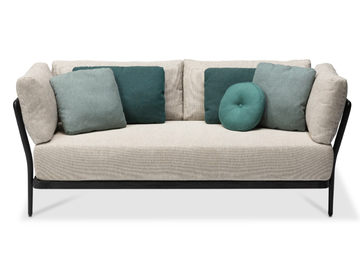 FLOWS - 2 seater fabric sofa by MANUTTI - view 3
