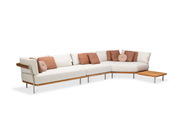 FLOWS - Corner sectional modular fabric garden sofa by MANUTTI - view 3