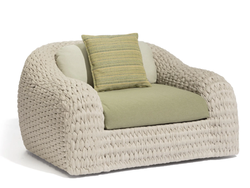 KOBO - Rope garden armchair with armrests by MANUTTI - view 2