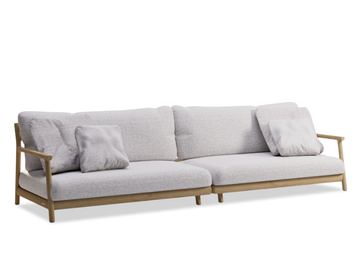 MUYU - Sectional teak garden sofa by MANUTTI - view 2