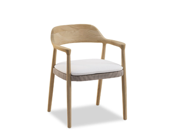 YIKO - Teak garden chair with armrests by MANUTTI - view 2