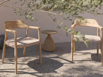 YIKO - Teak garden chair with armrests by MANUTTI - view 3