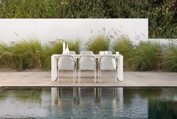 MOOD - Sled base garden chair with armrests by MANUTTI - view 3