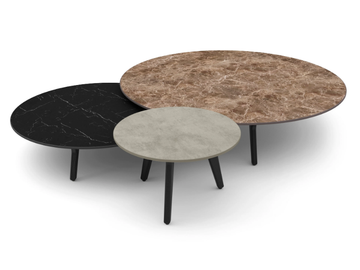 TORSA - Ceramic garden side table by MANUTTI - view 2