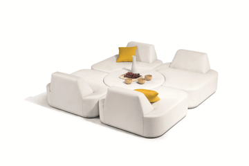 MOON ISLAND - Sectional sofa with removable cover by MANUTTI - view 3