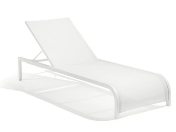 LATONA - Recliner aluminium sun lounger by MANUTTI - view 2