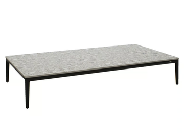 ZENDO SENSE - Low stone and metal coffee table by MANUTTI - view 2