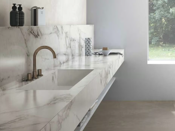 THE TOP BATHROOM - Porcelain stoneware bathroom foil with marble effect by MARAZZI - view 2