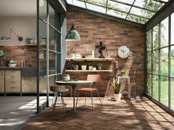 TERRAMIX - Porcelain stoneware wall/floor tiles with brick effect by MARAZZI - view 2