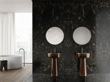 ORANGE BLACK - Indoor marble wall/floor tiles by MARGRAF - view 3