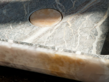 GEODE - Rectangular marble shower tray by MARGRAF - view 3