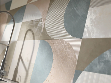 COOL CIRCLE WINTER - Porcelain stoneware wall tiles with concrete effect by MARINER - view 2