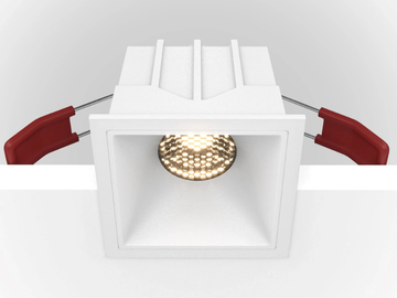 ALFA DL043-01 - Recessed LED square metal spotlight by MAYTONI - view 2