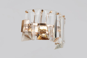 PUNTES - Glass and metal wall lamp by MAYTONI - view 3