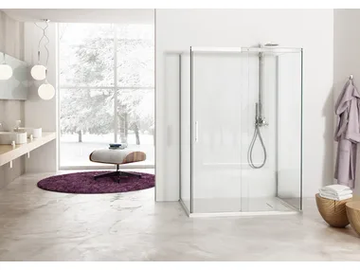 SOLODOCCIA SLIDING A1S - 2 places shower cabin with sliding door by MEGIUS - view 2