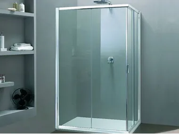 MORE LIVE A - Corner shower cabin with sliding door by MEGIUS - view 2