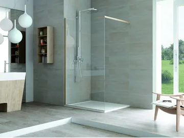 MATERIA SA1 - Walk in shower with tray by MEGIUS - view 2