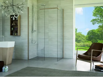 MATERIA SA2 - Corner rectangular glass shower cabin by MEGIUS - view 2