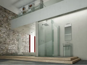 ICONA SEPARÈ CORNER - Corner glass shower cabin by MEGIUS - view 2