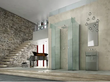 ICONA SEPARÈ WALL - Glass shower cabin by MEGIUS - view 2