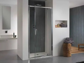 MORELIVE® - Niche glass shower cabin with tray by MEGIUS - view 2