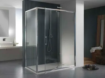 MORE LIVE PVF - Corner glass shower cabin by MEGIUS - view 2