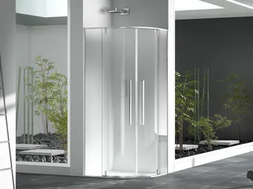 ZEN - Semicircular glass shower cabin by MEGIUS - view 2