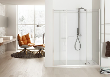 SOLODOCCIA PIVOT PB2 - Niche shower cabin with hinged door by MEGIUS - view 2