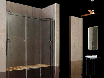 RASO-FILODOCCIA PIVOT 2F - Niche tempered glass shower cabin by MEGIUS - view 2