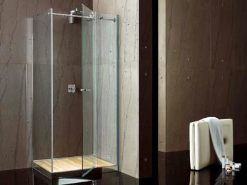 FILODOCCIA - Corner shower cabin by MEGIUS - view 2
