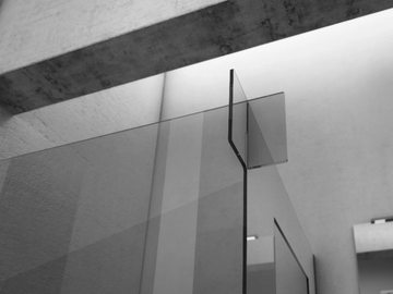 ICONA SEPARÈ CORNER - Glass Walk in shower by MEGIUS - view 3