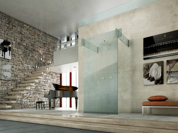 ICONA SEPARÈ WALL - Glass shower cabin by MEGIUS - view 2