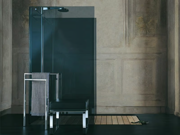 RASO-FILODOCCIA OPEN ISLAND - Tempered glass shower cabin with tray by MEGIUS - view 2