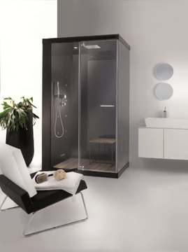 WELLBOX - Multifunction glass and aluminium shower cabin by MEGIUS - view 3