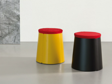BOBINO POUF - Metal pouf by MEMEDESIGN - view 2