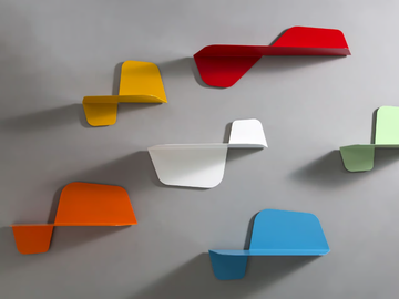 FLAP - Metal wall shelf by MEMEDESIGN - view 3