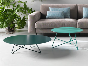 ERMIONE - Round metal coffee table by MEMEDESIGN - view 2
