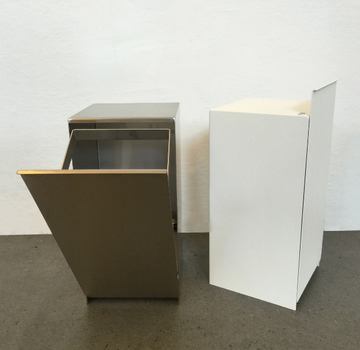 FRANZ - Stainless steel bathroom waste bin by MG12 - view 3