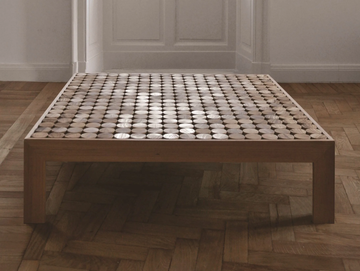 SOFIA - Low square wooden coffee table by MG12 - view 2