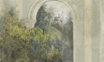 800S - Trompe l'oeil landscape wallpaper by MILLE997 - view 3