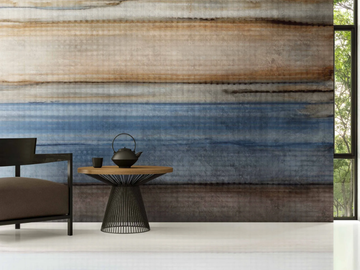 ACQUERELLO - Motif sound absorbing metal effect wallpaper by MILLE997 - view 2