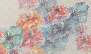 BOUQUET - Panoramic wallpaper with floral pattern by MILLE997 - view 3
