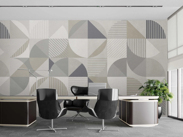 GEOCI - Geometric panoramic wallpaper by MILLE997 - view 2
