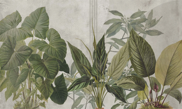 JUNGLYS - Panoramic wallpaper with floral pattern by MILLE997 - view 3