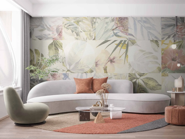 PATCHWORK - Panoramic wallpaper with floral pattern by MILLE997 - view 2