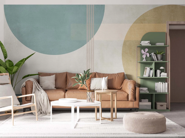 RANDOM - Geometric panoramic wallpaper by MILLE997 - view 2