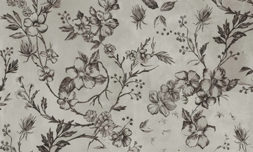 SHEBBYS - Panoramic wallpaper with floral pattern by MILLE997 - view 3